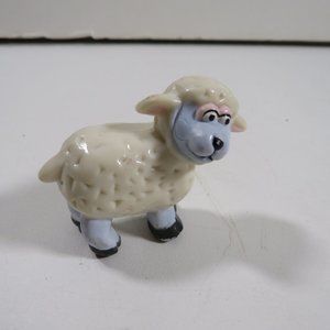 White Sheep Sesame Street Play Farm Figure PVC not labeled
